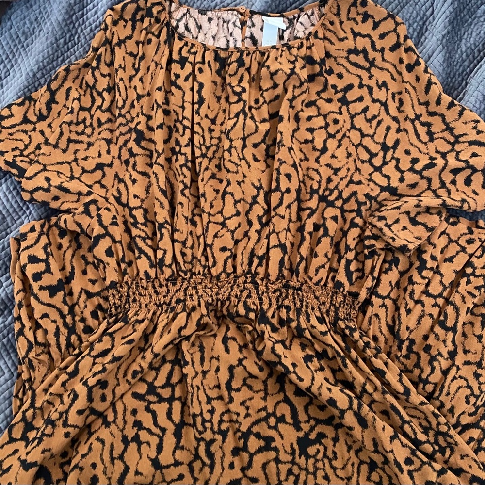 H&M Ruched Waist Maxi Dress size XL